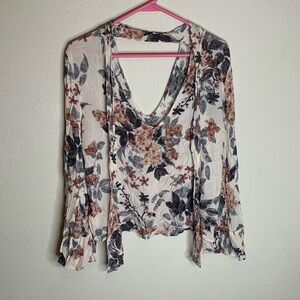 Women’s American Eagle Neck Tie Blouse